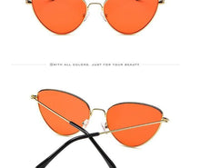 Load image into Gallery viewer, Metal Round Sunglasses Retro Design Sunglasses For Women New Cat Eye Glasses For Women New Popular Eyeglasses For Female Ladies Cat Eye Retro Sunglasses