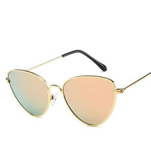 Load image into Gallery viewer, Metal Round Sunglasses Retro Design Sunglasses For Women New Cat Eye Glasses For Women New Popular Eyeglasses For Female Ladies Cat Eye Retro Sunglasses