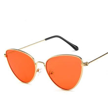Load image into Gallery viewer, Metal Round Sunglasses Retro Design Sunglasses For Women New Cat Eye Glasses For Women New Popular Eyeglasses For Female Ladies Cat Eye Retro Sunglasses