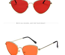 Load image into Gallery viewer, Metal Round Sunglasses Retro Design Sunglasses For Women New Cat Eye Glasses For Women New Popular Eyeglasses For Female Ladies Cat Eye Retro Sunglasses