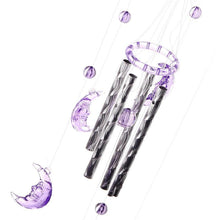 Load image into Gallery viewer, Metal Tubes Crystal Moon/Star/Butterfly/Flower Bell Butterfly Wind Chimes Outdoor Wind Chimes Garden Patio Decor Wind Chimes For Garden Outdoor Yard Hanging Decor Ornament