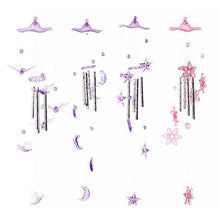 Load image into Gallery viewer, Metal Tubes Crystal Moon/Star/Butterfly/Flower Bell Butterfly Wind Chimes Outdoor Wind Chimes Garden Patio Decor Wind Chimes For Garden Outdoor Yard Hanging Decor Ornament