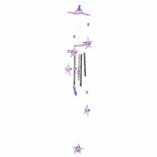 Load image into Gallery viewer, Metal Tubes Crystal Moon/Star/Butterfly/Flower Bell Butterfly Wind Chimes Outdoor Wind Chimes Garden Patio Decor Wind Chimes For Garden Outdoor Yard Hanging Decor Ornament