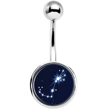 将图片加载到图库查看器,Zodiac Constellation Scorpio Belly Ring