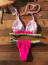 将图片加载到图库查看器,Micro Bikini Set For Women Black Blue Green Pink String Swimwear Women's Halter String Triangle Bikini Set Charming Swimwear Two Piece Swimsuit Women's Swimsuit Push Up Bathers Bathing Suit Bikinis