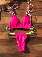 将图片加载到图库查看器,Micro Bikini Set For Women Black Blue Green Pink String Swimwear Women's Halter String Triangle Bikini Set Charming Swimwear Two Piece Swimsuit Women's Swimsuit Push Up Bathers Bathing Suit Bikinis