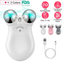 Load image into Gallery viewer, Micro-Current Face Massager Rechargeable Roller with 5 Gears