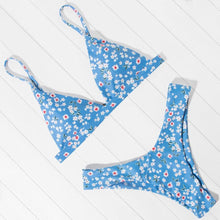 Load image into Gallery viewer, Micro Mini Bikini Swimwear Women Halter Push Up Bikini Set Padded Bra Women's Underwired Triangle Bathing Two Pieces Swimsuit Bikini Set Swimsuit Bandage Swim Suit