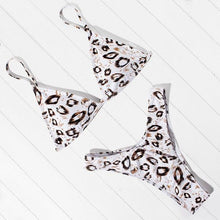 Load image into Gallery viewer, Micro Mini Bikini Swimwear Women Halter Push Up Bikini Set Padded Bra Women's Underwired Triangle Bathing Two Pieces Swimsuit Bikini Set Swimsuit Bandage Swim Suit