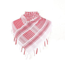 将图片加载到图库查看器,Military Arab Keffiyeh Shemagh Scarf Cotton Winter Shawl Neck Warmer Cover Head Wrap Windproof Tactical Camping Scarf Men Women Shemagh Keffiyeh Men Arab Kufiyah Keffiyeh Arabic Muslim Head Wrap Men Scarf Shawl