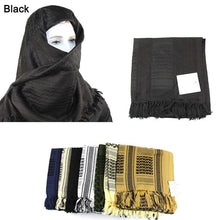 将图片加载到图库查看器,Military Arab Keffiyeh Shemagh Scarf Cotton Winter Shawl Neck Warmer Cover Head Wrap Windproof Tactical Camping Scarf Men Women Shemagh Keffiyeh Men Arab Kufiyah Keffiyeh Arabic Muslim Head Wrap Men Scarf Shawl