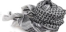 Load image into Gallery viewer, Military Shemagh Army Desert Keffiyeh Arab Scarf Shawl Neck Cover Head Wrap Scarf Military Shemagh Tactical Desert Keffiyeh Head Neck Scarf Arab Wrap with Tassel Head Neck Wrap Shawl Motorcycle Hiking Paintball Face Mask