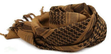 Load image into Gallery viewer, Military Shemagh Army Desert Keffiyeh Arab Scarf Shawl Neck Cover Head Wrap Scarf Military Shemagh Tactical Desert Keffiyeh Head Neck Scarf Arab Wrap with Tassel Head Neck Wrap Shawl Motorcycle Hiking Paintball Face Mask