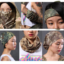 将图片加载到图库查看器,Military Tactical Balaclava Men Camouflage Hiking Scarf Ski Cycling Face Mask Tubular Camping Hunting Neck Gaiter Cover Camouflage Bandana Motorcycle Bike Riding Protection Headscarf Camping Hiking Protective Face Camo Scarf Shemagh