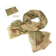 将图片加载到图库查看器,Military Tactical Scarf Camouflage Mesh Neck Scarf Keffiyeh Sniper Face Scarf Shemagh Head Wrap for Outdoor Camping Hunting Men Tactical Military Keffiyeh Net Mesh Neck Scarf Scrim Veil Shemagh Head Wrap Face Scarf Bandana Outfit Headband