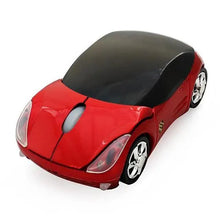 Load image into Gallery viewer, Mini 3D Red Sport Car Shape Wireless Mouse 1600DPI USB Computer Mice Unique Optical Mice With USB Receiver For Laptop