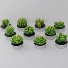 将图片加载到图库查看器,Mini Delicate Succulent Plants Candles Cactus Tea light Candles Handmade Delicate Succulent Cactus Candles Flameless Aromatherapy Candles For Birthday Party Wedding Spa Handmade Aromatherapy Candles For Birthday Party Wedding Home Decor Plant Candle
