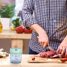 Load image into Gallery viewer, Mini Electric Cordless Garlic Chopper