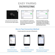 Load image into Gallery viewer, Mini Invisible Ture Wireless Earphone Noise Cancelling Bluetooth Headphone Handsfree Stereo Headset TWS Earbud With Microphone Smallest Bluetooth Earbud Invisible Bluetooth Earpiece for Cell Phones Mini Wireless Earbuds with Mic