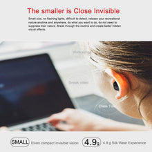 Load image into Gallery viewer, Mini Invisible Ture Wireless Earphone Noise Cancelling Bluetooth Headphone Handsfree Stereo Headset TWS Earbud With Microphone Smallest Bluetooth Earbud Invisible Bluetooth Earpiece for Cell Phones Mini Wireless Earbuds with Mic