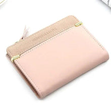 Load image into Gallery viewer, Mini PU Leather Women Elegant Purse Wallet Simple Design Lightweight Portable Small Female Wallet