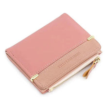 Load image into Gallery viewer, Mini PU Leather Women Elegant Purse Wallet Simple Design Lightweight Portable Small Female Wallet