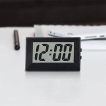 Load image into Gallery viewer, Mini Small Car Desk Digital Clock Watch Car Dashboard Digital Clock Vehicle Adhesive Clock with Jumbo LCD Time & Day Display Mini Automotive Stick On Watch for Car T Gauges Mini Digital LCD Screen Travel Electronic Clock For Home Office Desktop Clocks