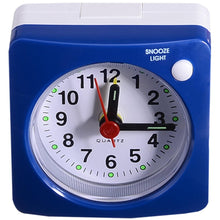 Load image into Gallery viewer, Mini Square Bedside Silent Sweep Alarm Clock Mini Square Bedside Silent Sweep Alarm Clock Student Silent Snooze Alarm Clock Student Silent Snooze Alarm Clock Non Ticking Noise With LED Snooze Light Decor