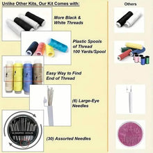 Load image into Gallery viewer, Mini Travel Sewing Kit Fabric Repair Set