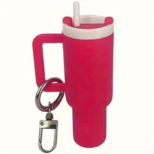 将图片加载到图库查看器,Mini Water Bottle Keychain - Street Style, Plastic Material