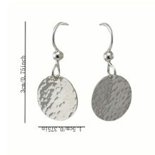 Load image into Gallery viewer, Minimalist Concave and Convex Small Round Earrings