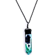 Load image into Gallery viewer, Handcrafted Intricate Natural Agate Stone Chain Necklace