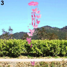 Load image into Gallery viewer, Model Creative Crystal Butterflies-Wind Chime Hanging Ornament Mobile Wind Bell Garden Ornament Lucky Yard Garden Living Room Home/Wall/Room For Mom Birthday Gift Metal Music Wind Chimes Indoor & Outdoor Decor
