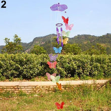 Load image into Gallery viewer, Model Creative Crystal Butterflies-Wind Chime Hanging Ornament Mobile Wind Bell Garden Ornament Lucky Yard Garden Living Room Home/Wall/Room For Mom Birthday Gift Metal Music Wind Chimes Indoor & Outdoor Decor