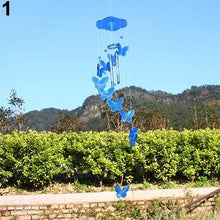 Load image into Gallery viewer, Model Creative Crystal Butterflies-Wind Chime Hanging Ornament Mobile Wind Bell Garden Ornament Lucky Yard Garden Living Room Home/Wall/Room For Mom Birthday Gift Metal Music Wind Chimes Indoor & Outdoor Decor