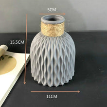 Load image into Gallery viewer, Modern Artifical Floral Plastic Vase Imitation Ceramic Flower Pot For Home Decor Living Room Centerpieces And Events Ornamnet