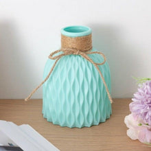 Load image into Gallery viewer, Modern Artifical Floral Plastic Vase Imitation Ceramic Flower Pot For Home Decor Living Room Centerpieces And Events Ornamnet