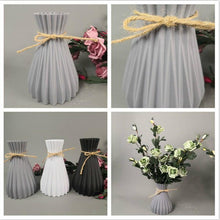 Load image into Gallery viewer, Modern Artifical Floral Plastic Vase Imitation Ceramic Flower Pot For Home Decor Living Room Centerpieces And Events Ornamnet