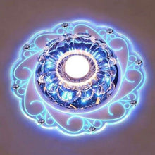 Load image into Gallery viewer, Modern Crystal LED Saving Bright Ceiling Blue Light Lamp Fixture Chandelier