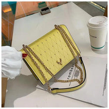 Load image into Gallery viewer, Modern Elegant Luxury Sterling Pu Leather Crossbody Bags For Women And Girls Designer Chains Shoulder Messenger Bag For Female