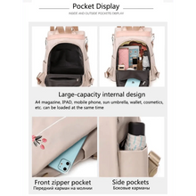 Load image into Gallery viewer, Modern Elegant Waterproof Women's Backpack Fashionable Anti-theft Women Backpacks Nice Print School Bag High Quality Large Capacity Backpack