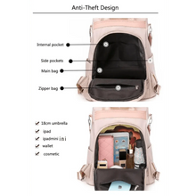 Load image into Gallery viewer, Modern Elegant Waterproof Women's Backpack Fashionable Anti-theft Women Backpacks Nice Print School Bag High Quality Large Capacity Backpack
