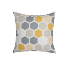 Load image into Gallery viewer, Modern Geometric Decorative Geometric Pillow Cushion Cases Outdoor Square Yellow Decorative Pillow Covers For Couch Bedroom Pillow Cases Cushion Covers