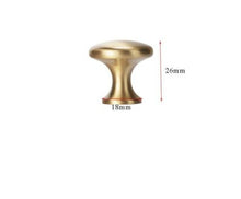 将图片加载到图库查看器,Modern Gold Knob Pure Copper Kitchen Cabinet Handles Cupboard Door Pulls Drawer Knobs Brass Furniture Handle Hardware Drawer Pulls Cupboard Knob For Kitchen Furniture Hardware