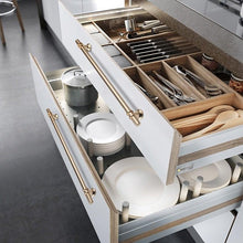 Load image into Gallery viewer, Modern Light Luxury Zinc Alloy Door Handle Cabinet Handle Drawer Handle Fashion Furniture Handle Hardware Cabinet Pulls Brushed Nickel Stainless Steel Kitchen Drawer Pulls Cabinet Handles