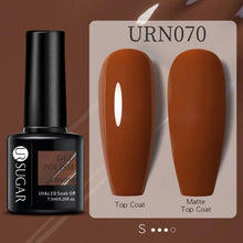 Load image into Gallery viewer, Modern Luxury Autumn Winter Womens Gel Polish Glossy Matte Diamond Effect Long Lasting Nail Art Sequins Design