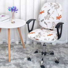 Load image into Gallery viewer, Modern Office Boss Chair Cover Spandex Computer Gamer Swivel Chair Covers Washable Armchair Slipcover For Net Bar Computer Stretch Chair Covers Spandex Office Computer Chair Cover Removable Washable Rotate Swivel Chair Protective Covers