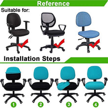 Load image into Gallery viewer, Modern Office Boss Chair Cover Spandex Computer Gamer Swivel Chair Covers Washable Armchair Slipcover For Net Bar Computer Stretch Chair Covers Spandex Office Computer Chair Cover Removable Washable Rotate Swivel Chair Protective Covers