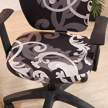 Load image into Gallery viewer, Modern Printing Elastic Stretch Office Chair Cover Computer Armchair Slipcover Protector Anti-dirty Rotating Chair Seat Case Computer Office Chair Covers - Protective & Stretchable Universal Chair Cover Stretch Rotating Chair Slipcover