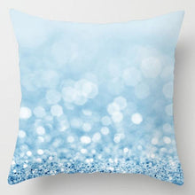 Load image into Gallery viewer, Modern Simple Blue Geometric Pillow Cover Home Sofa Decorative Blue Sea Texture Cotton Linen Cushion Home Decorative Pillow Case 45x45cm